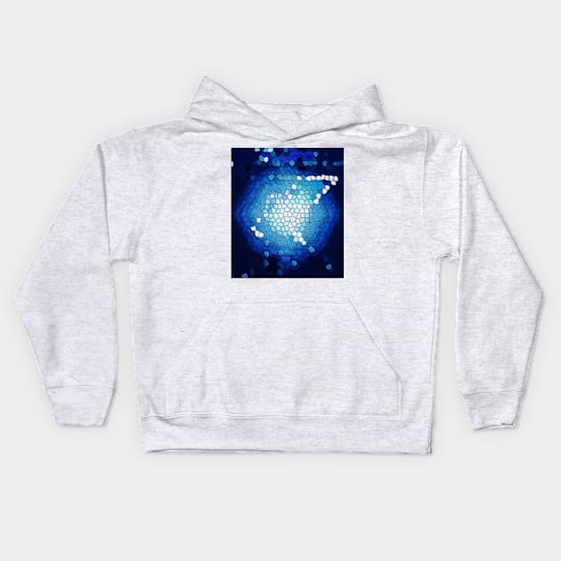 Blue ember Kids Hoodie by TriForceDesign